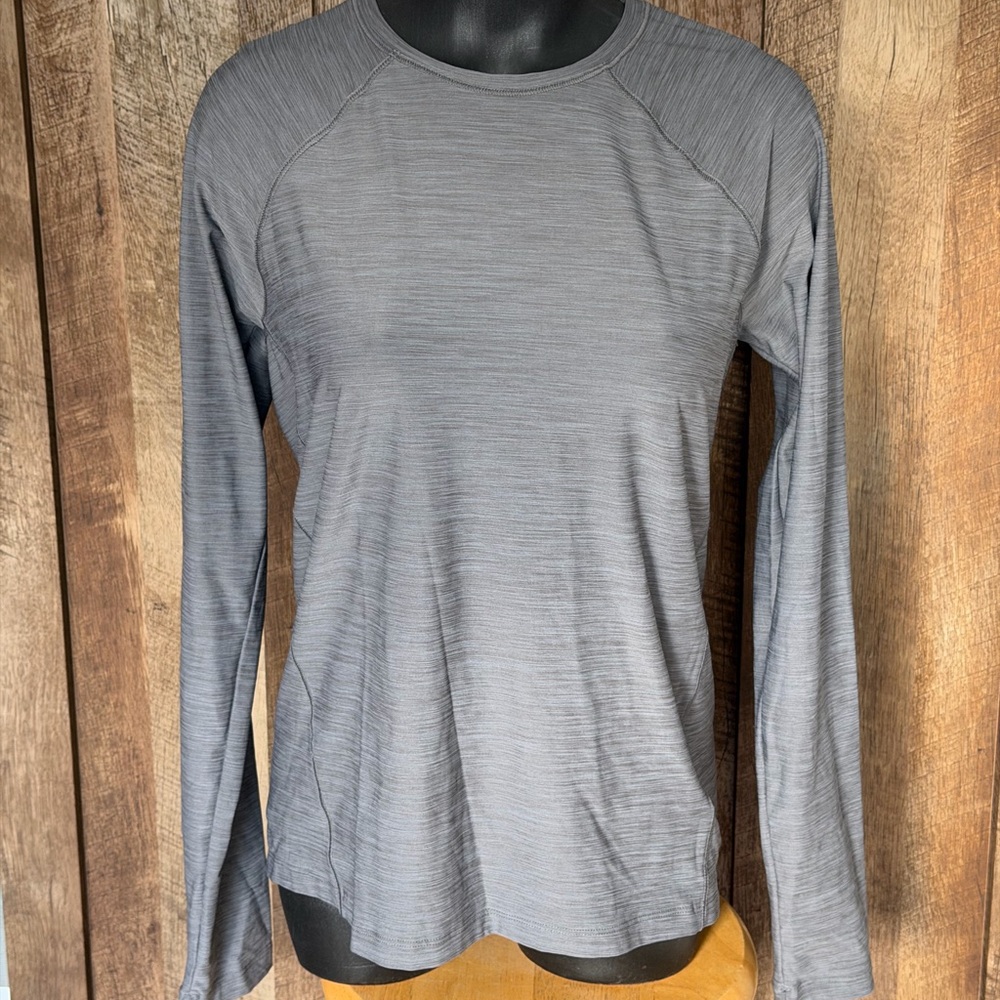 Athletics Soft Gray Long Sleeve Shirt